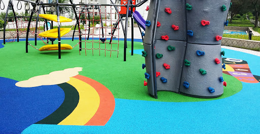 colorful playground equipment in Singapore