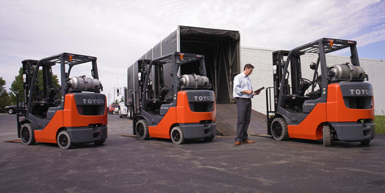 forklift to improve efficiency